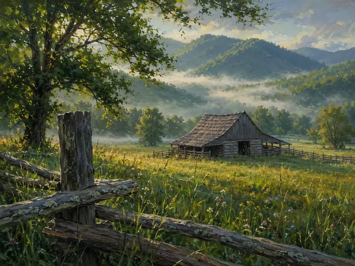 Where Mist Meets Morning Light
