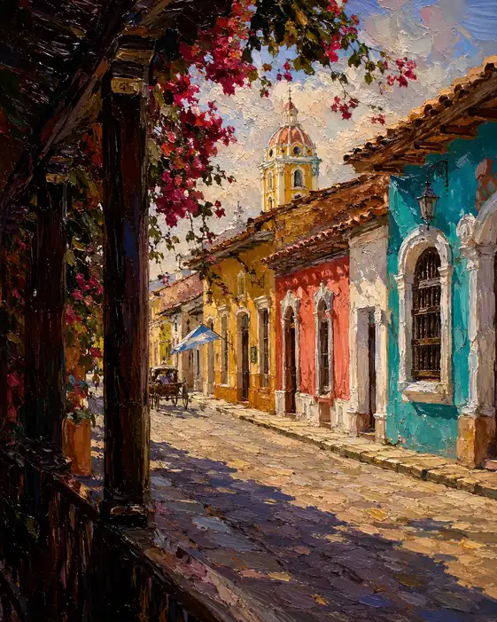 Under the Bougainvillea Sun