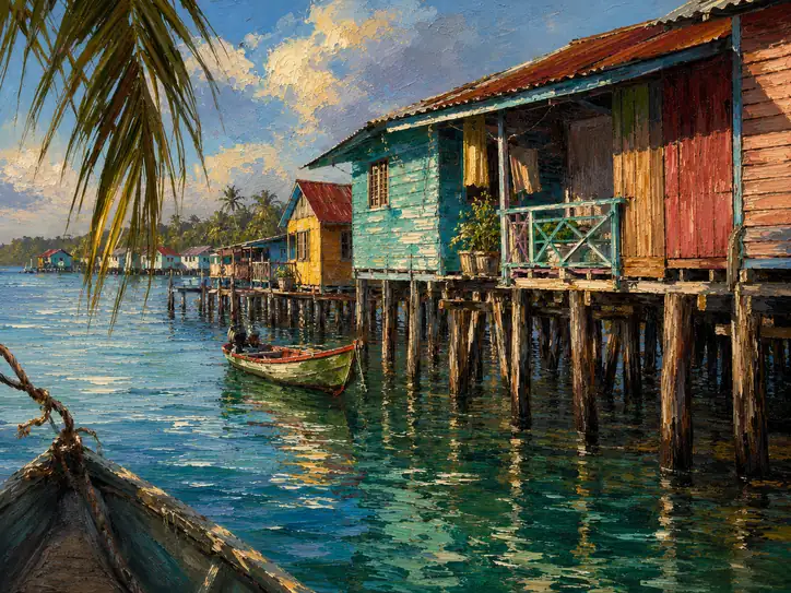 Harbor of Gentle Colors