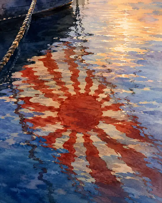 Echoes on Shimmering Ripples