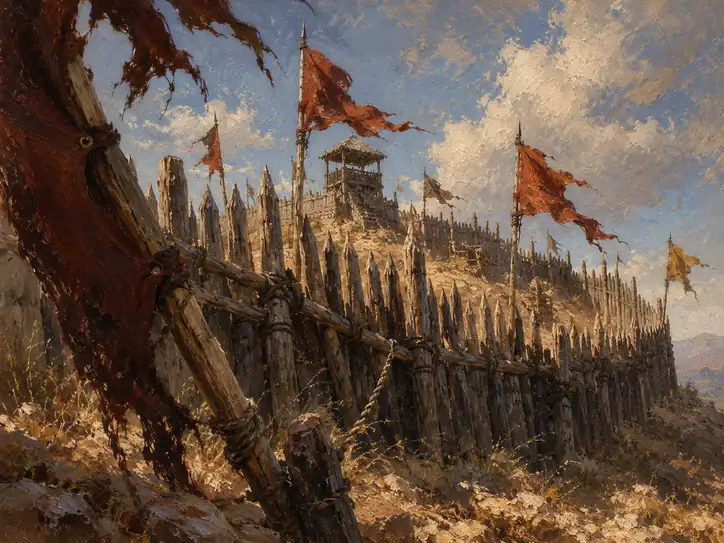 The Sentinel of Crimson and Sky