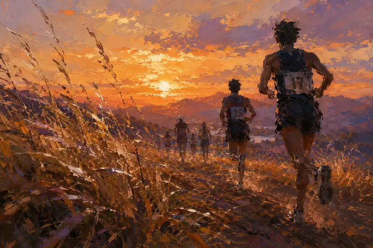 Running into the Golden Hour
