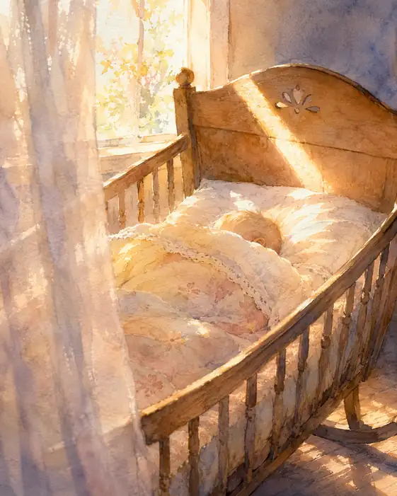 First Ray in the Wooden Cradle