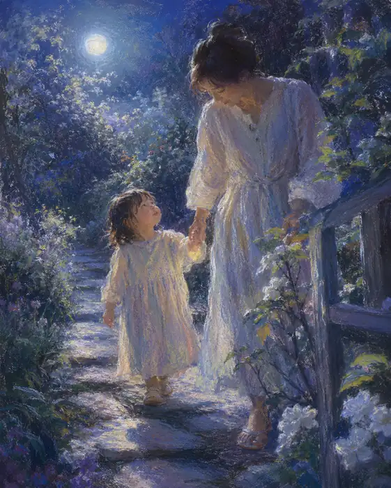 Embraced by the Moon