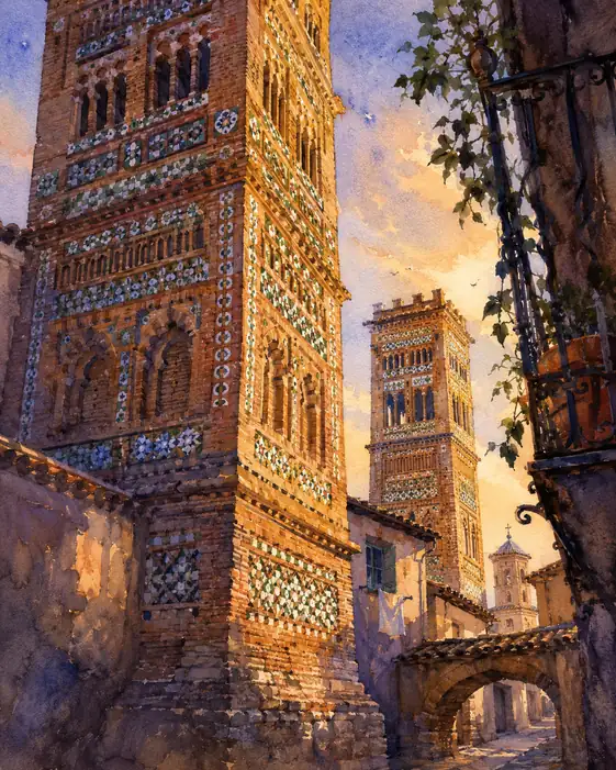 Whispers of Mudéjar: Golden Hour in Teruel
