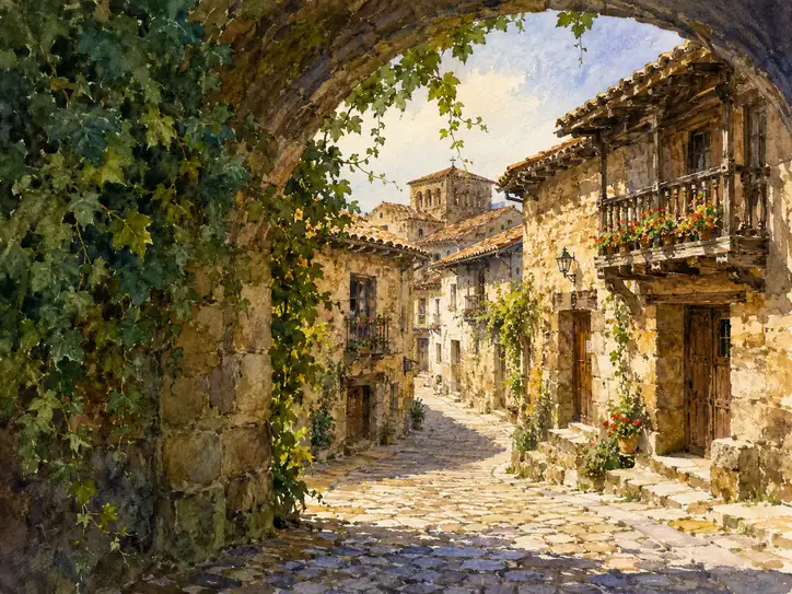 Invitation of Light: Stepping through the Ivy Arch