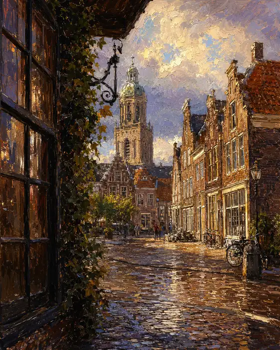 Echoes on the Glistening Alley