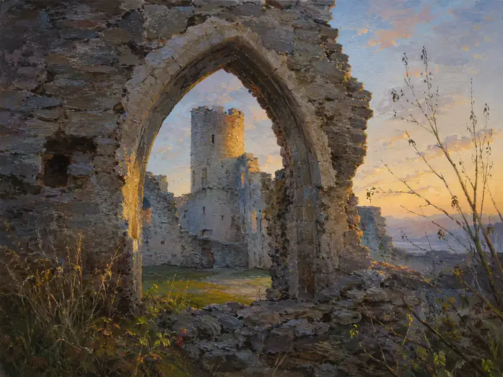 Silent Sentinel of the Golden Hour