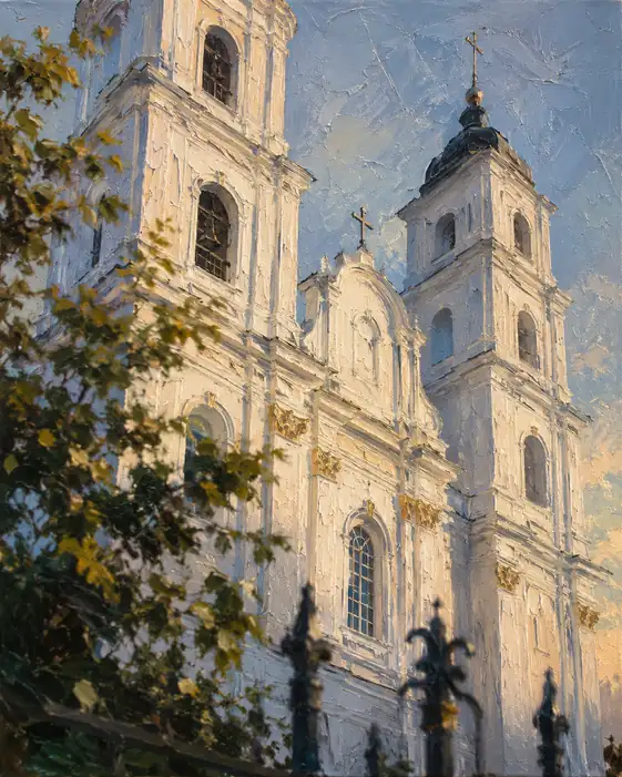 Sanctuary Ablaze in Evening Light