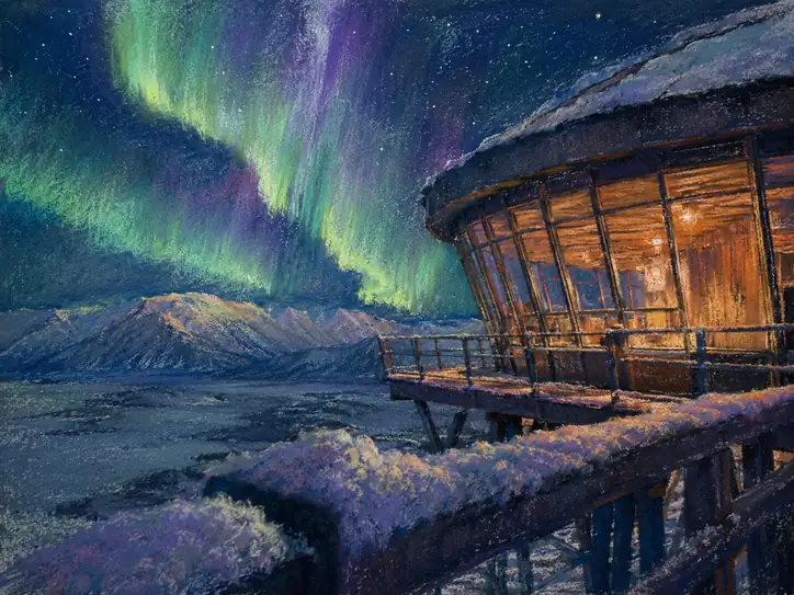 A Tiny Light in a Frozen World