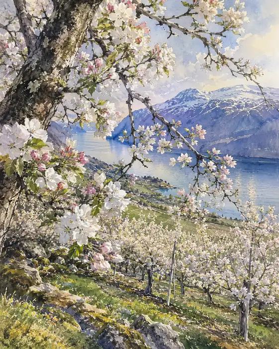 Spring's Triumph Over Snow