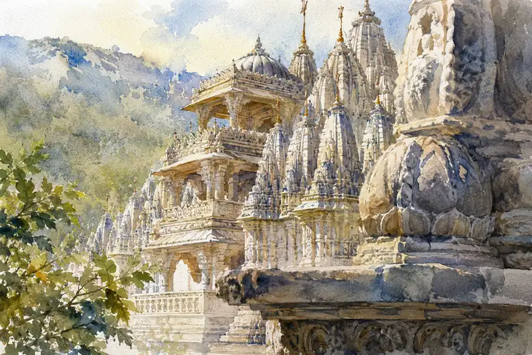 Silent Sanctuary of White Marble