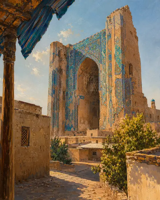 Under the Azure Gate of Time