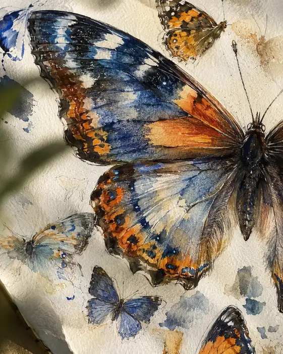 Blue Dreams Dancing in the Sunlight
