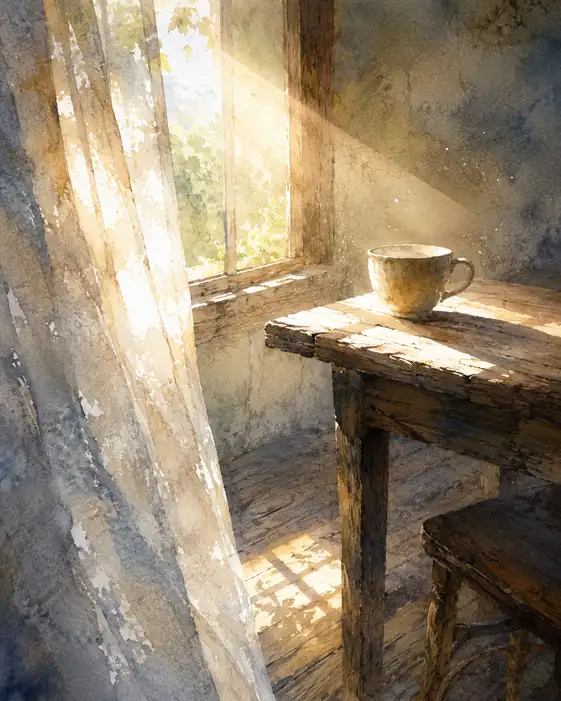 Morning Light Melting the Silence