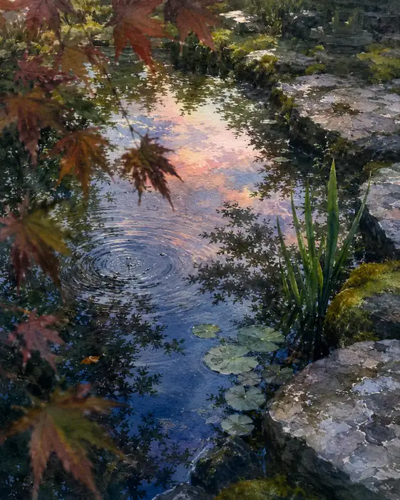 A Single Ripple in Twilight