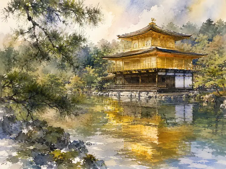 Ripples of Eternal Gold