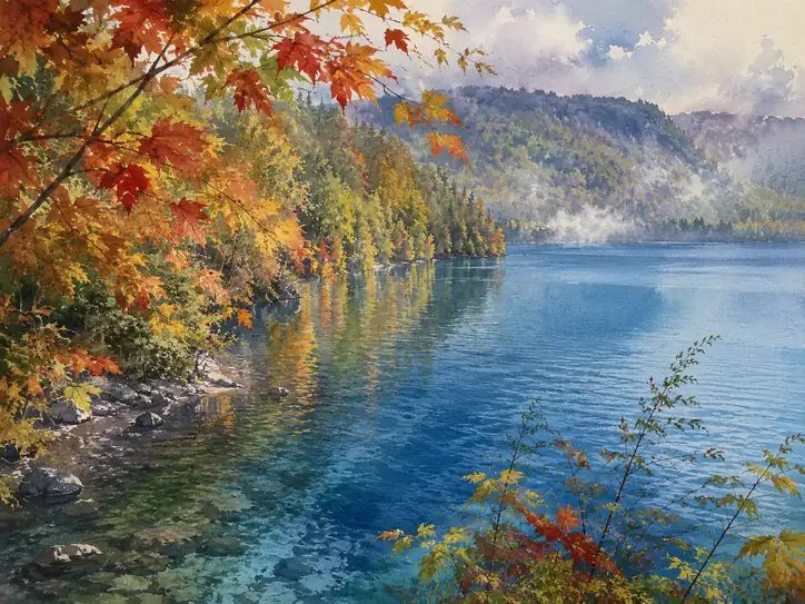 Mirror of Autumn Serenity