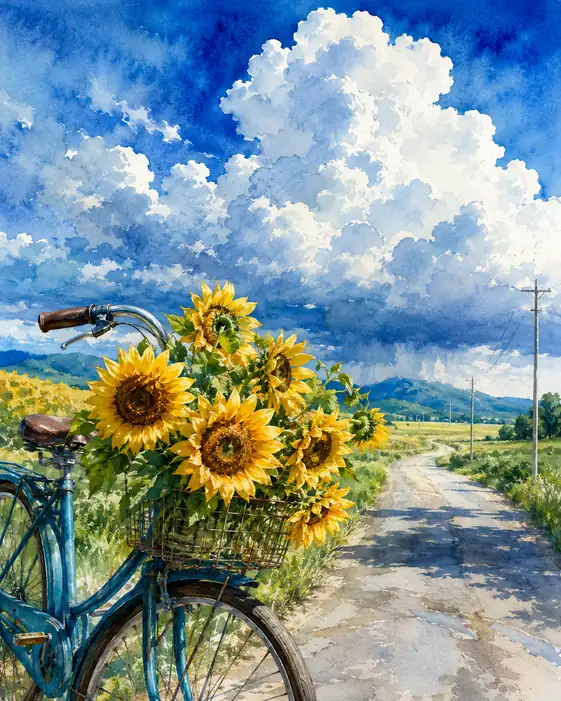 雲の向こうで道が待つ