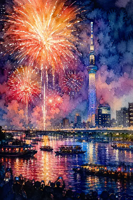 The Sumida Fireworks No Screen Can Hold