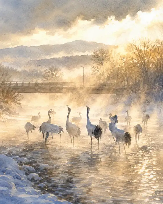 Voices Rise From the Winter Mist