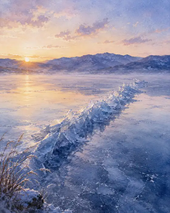 The Lake Raises a Path for the Gods