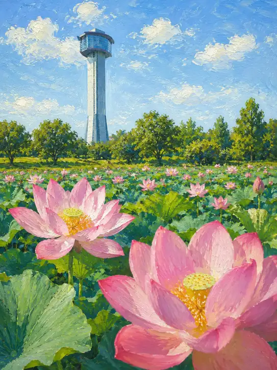 Lotus Bells Beneath the Watchtower