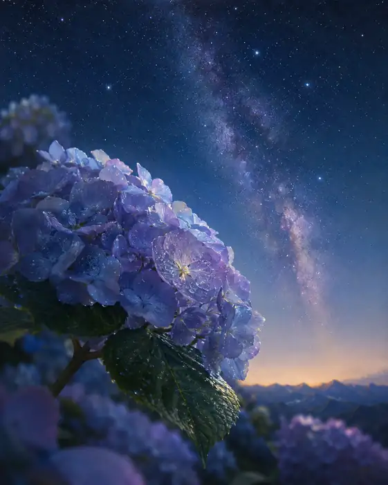 Milky Way Rising Above the Dew
