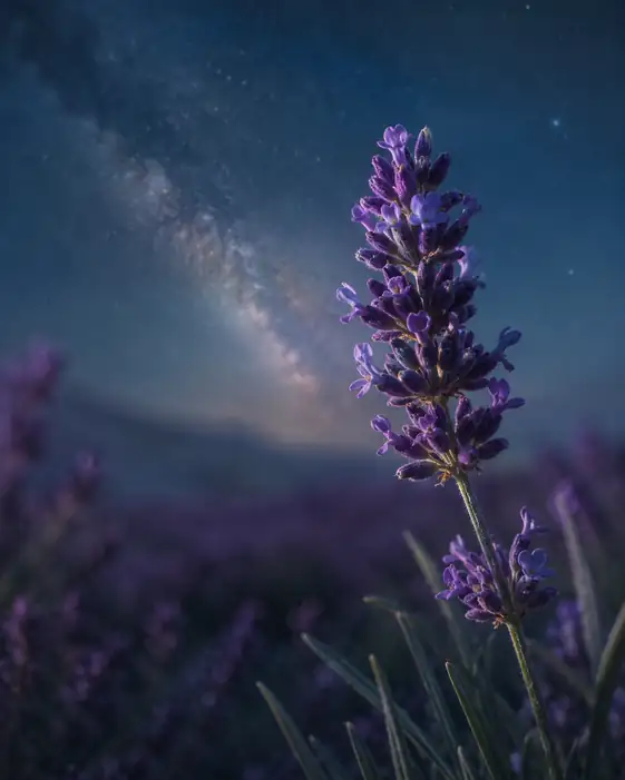 Lavender Beneath the Galaxy