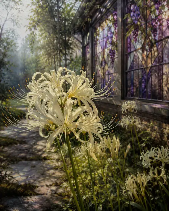 Sunlit Conservatory and Elegant Petals