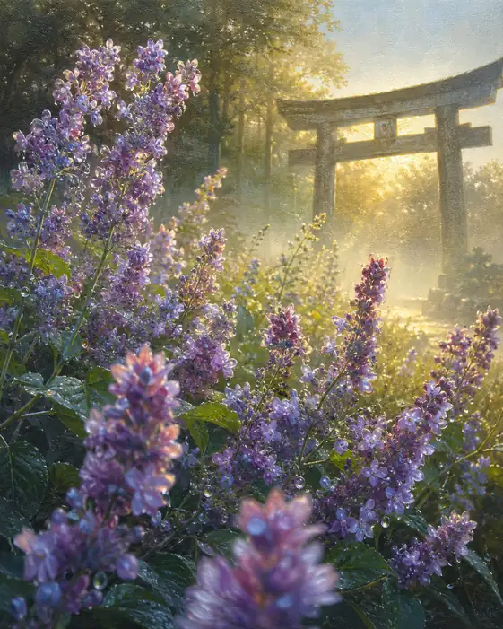 Sacred Path in the Morning Light