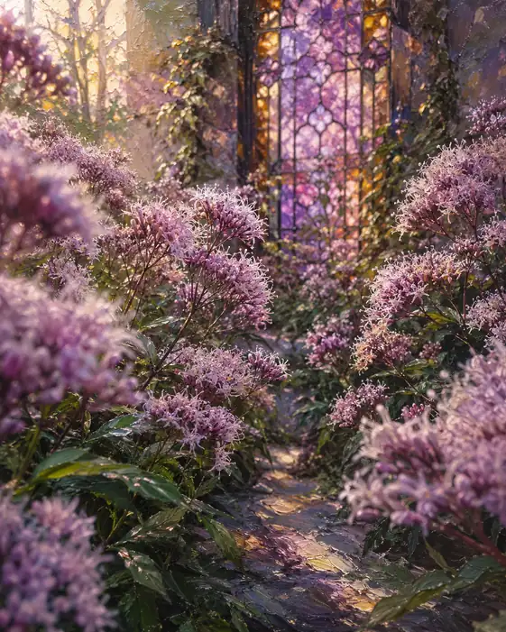 Sanctuary of Light and Lavender Whispers