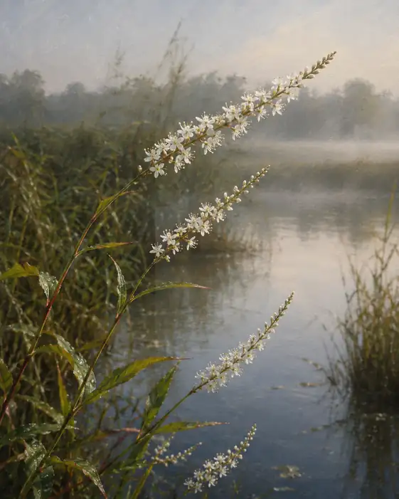 Morning Shoreline and Radiant Spikes