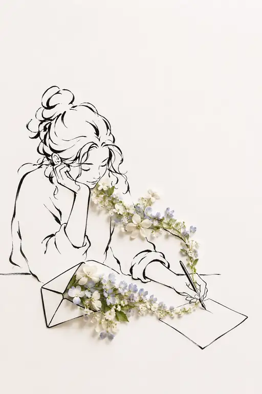 A Letter Written in Blossoms