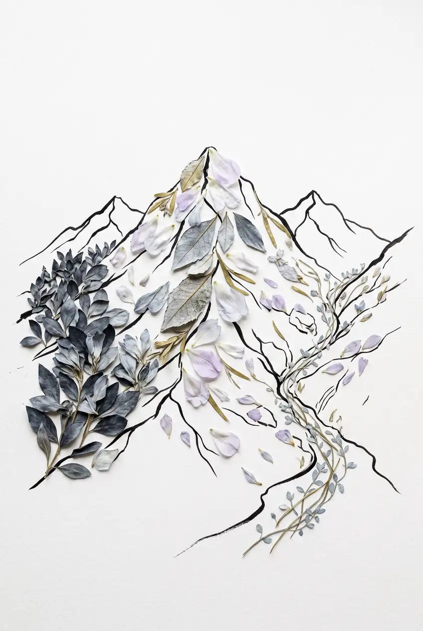 Alpine Ridge of Frosted Petals