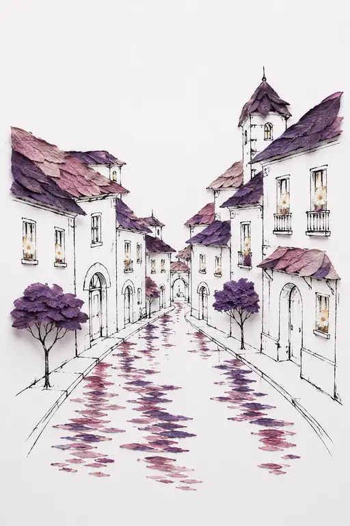 A New Day Begins on a White Street Corner