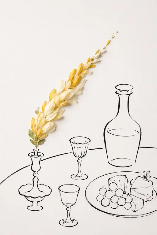 Golden Bloom of Candlelight at the Table