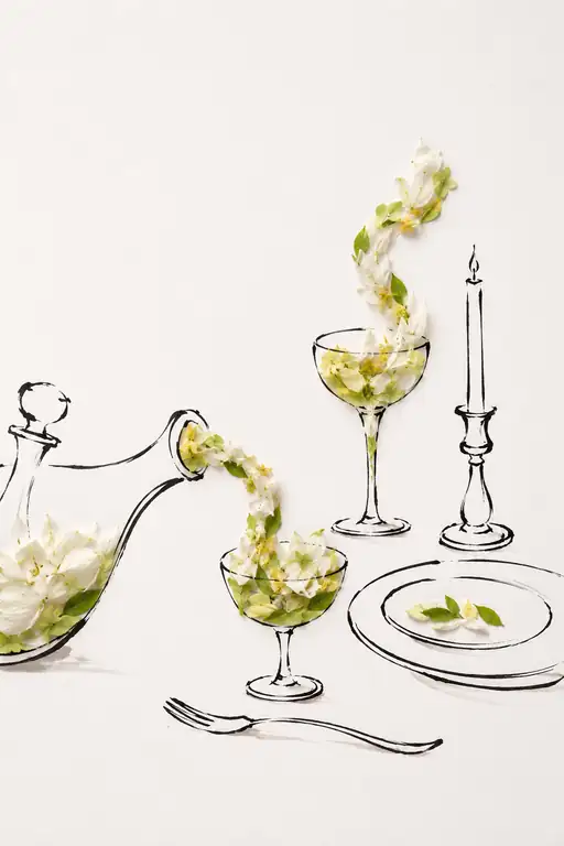 Pouring the Fragrance of Fresh Blossoms
