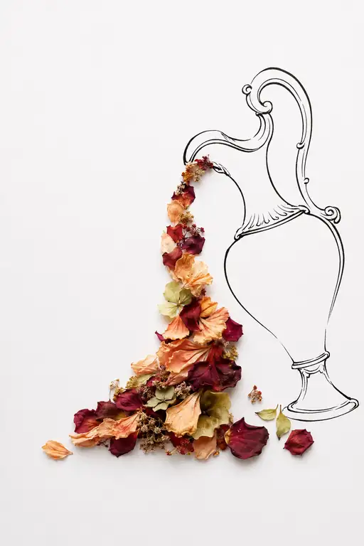 Autumn Whispers Poured from the Vintage Ewer