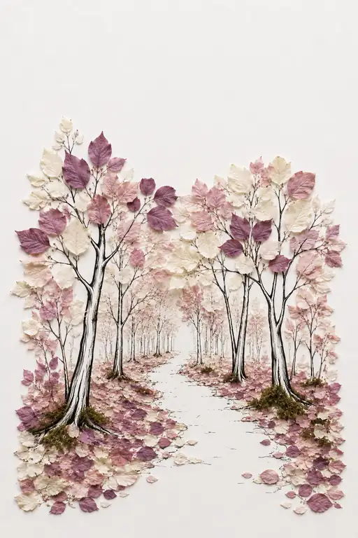 Through the Pale-Rose Forest, Toward the Waiting Light