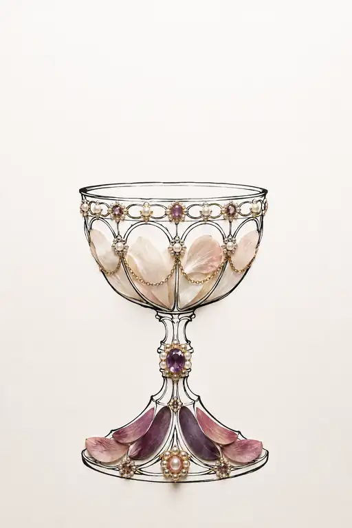 Sacred Chalice of Amethyst Light