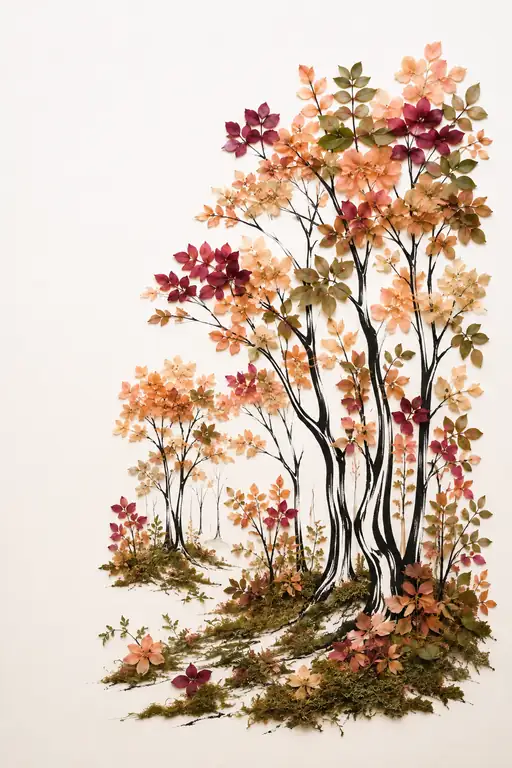 Living Earth of the Autumn Woods