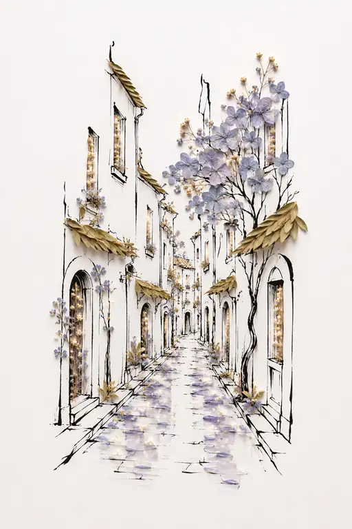 Deep into the Wisteria Lane