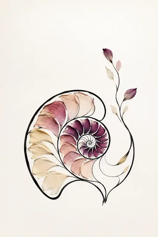 Spiral Shell of Ascending Growth