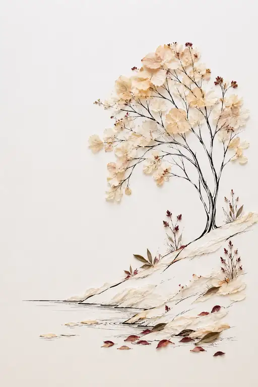 Autumn Whispers on the Sloping Hill