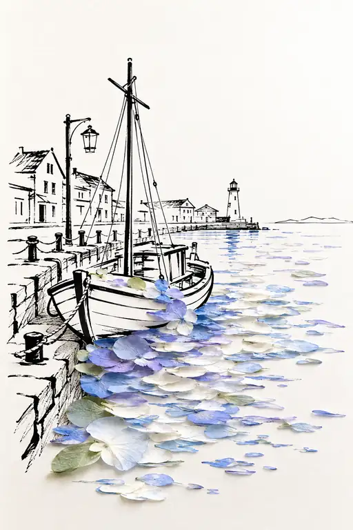 Harbor Rest on Shimmering Waters