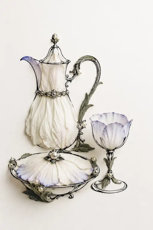 Porcelain and Pale Petal Ware