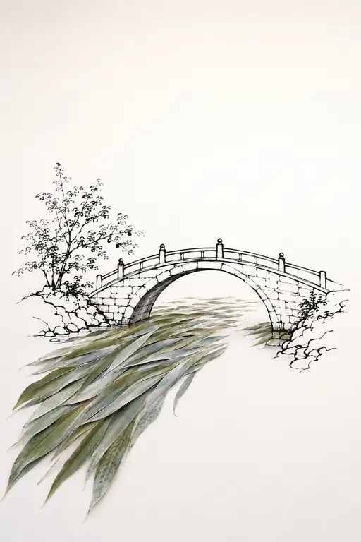 Gentle Currents Beneath the Stone Bridge