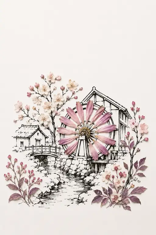 The Blossom Wheel of Time and Stream