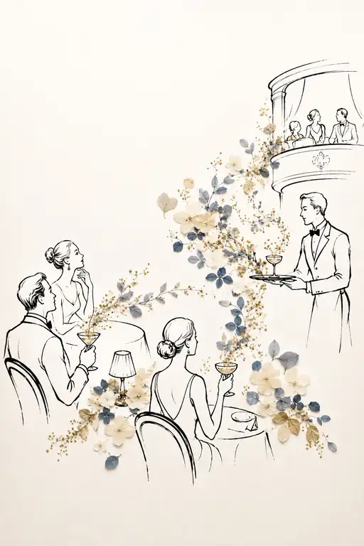 Ascent of Floral Whispers to the Balcony